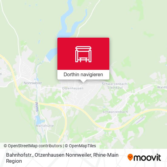 Bahnhofstr., Otzenhausen Nonnweiler Karte