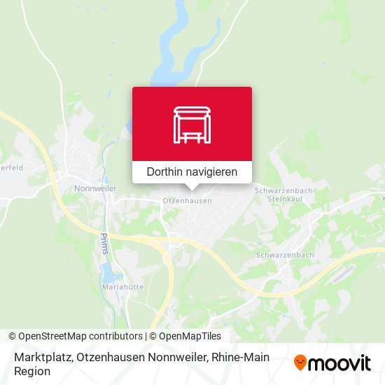 Marktplatz, Otzenhausen Nonnweiler Karte