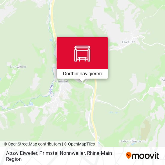 Abzw Eiweiler, Primstal Nonnweiler Karte
