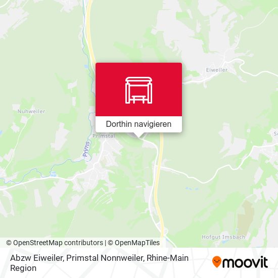 Abzw Eiweiler, Primstal Nonnweiler Karte