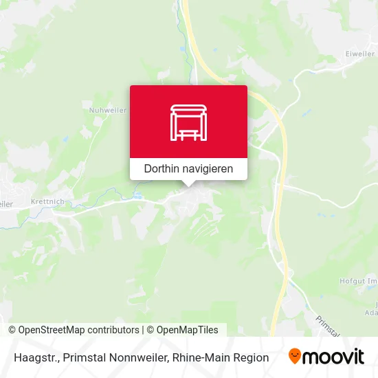Haagstr., Primstal Nonnweiler Karte