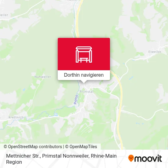 Mettnicher Str., Primstal Nonnweiler Karte