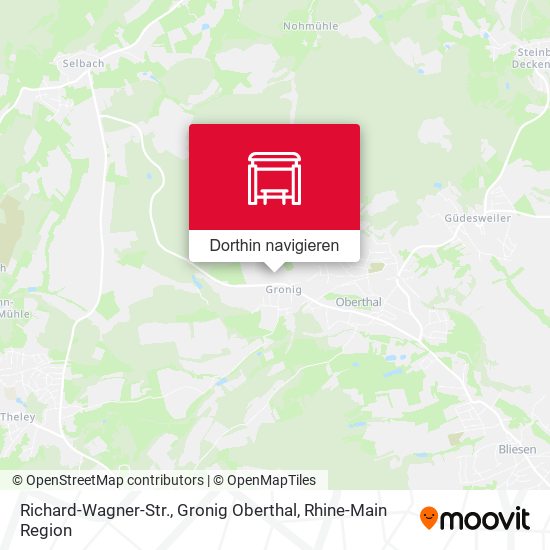 Richard-Wagner-Str., Gronig Oberthal Karte