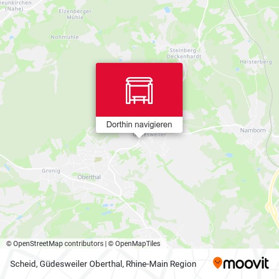 Scheid, Güdesweiler Oberthal Karte