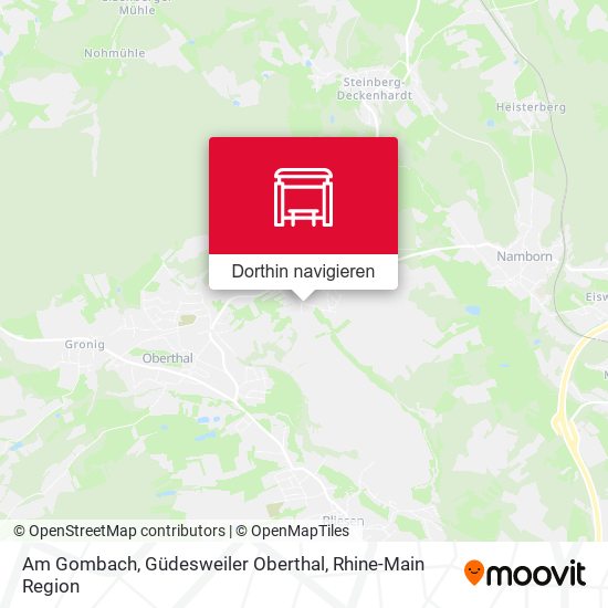 Am Gombach, Güdesweiler Oberthal Karte