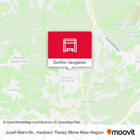 Josef-Marx-Str., Hasborn Tholey Karte