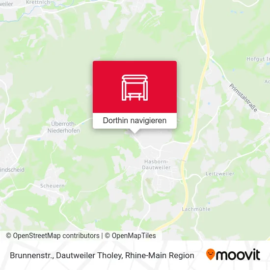 Brunnenstr., Dautweiler Tholey Karte