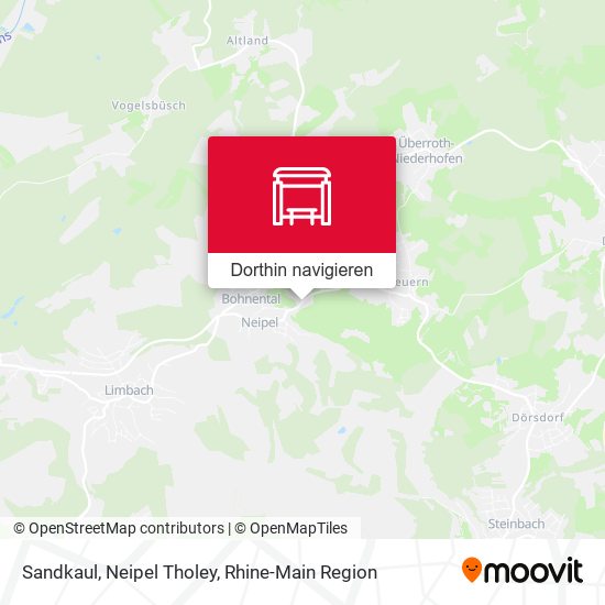 Sandkaul, Neipel Tholey Karte