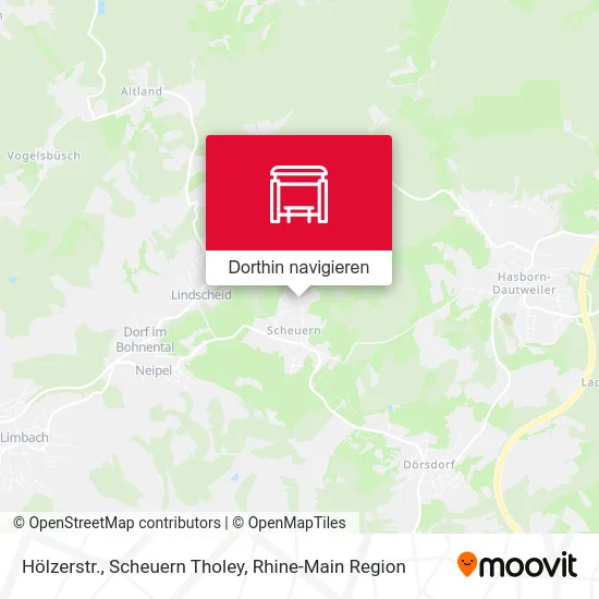 Hölzerstr., Scheuern Tholey Karte