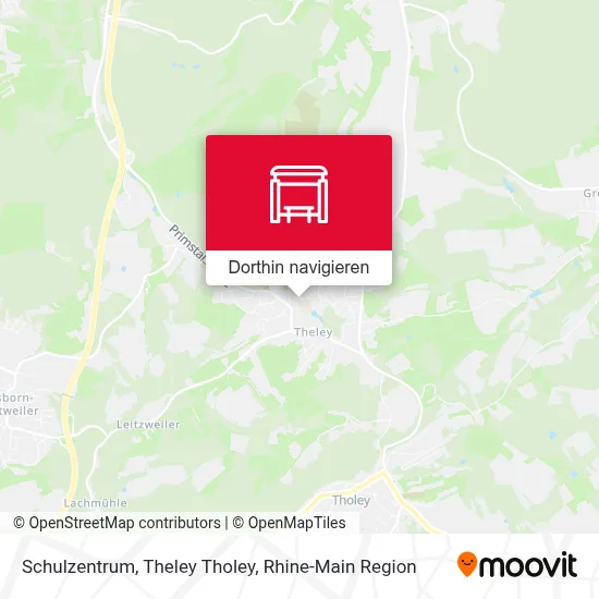Schulzentrum, Theley Tholey Karte