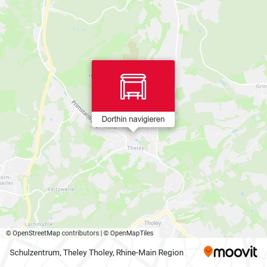 Schulzentrum, Theley Tholey Karte