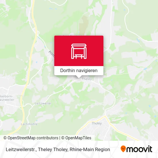 Leitzweilerstr., Theley Tholey Karte