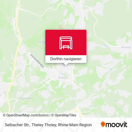Selbacher Str., Theley Tholey Karte