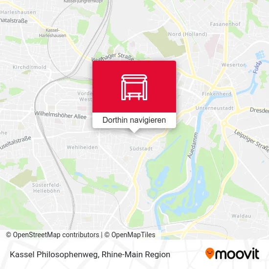 Kassel Philosophenweg Karte