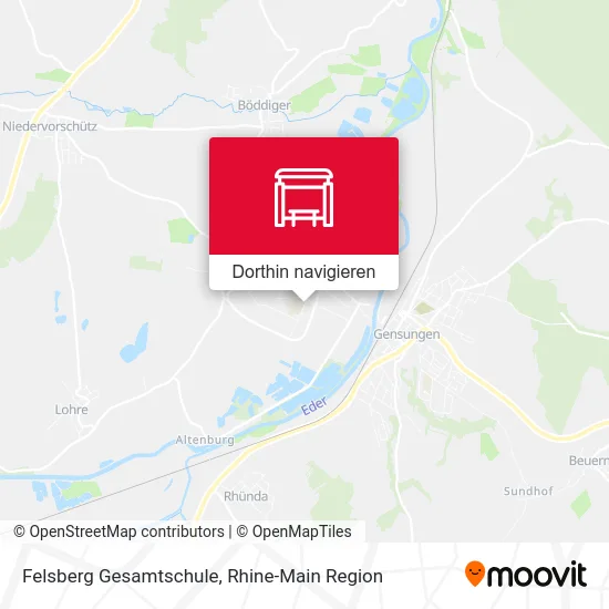 Felsberg Gesamtschule Karte