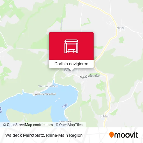 Waldeck Marktplatz Karte