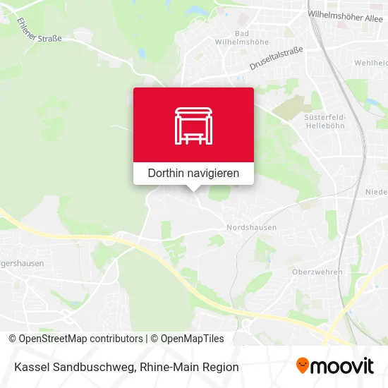 Kassel Sandbuschweg Karte