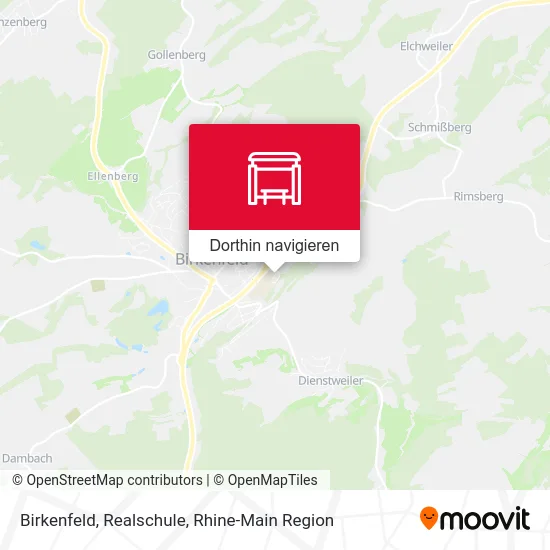 Birkenfeld, Realschule Karte