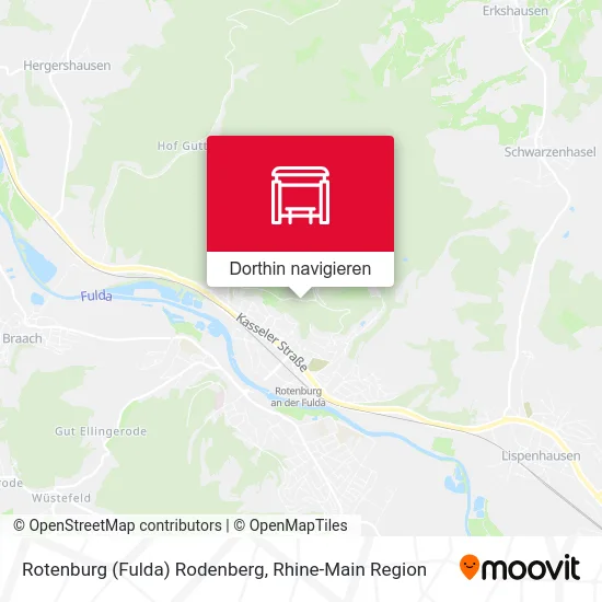 Rotenburg (Fulda) Rodenberg Karte
