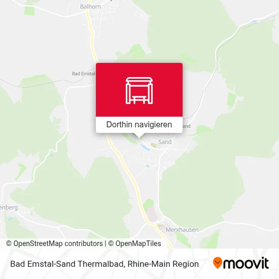 Bad Emstal-Sand Thermalbad Karte
