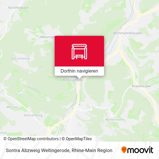 Sontra Abzweig Wellingerode Karte