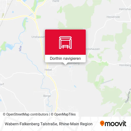 Wabern-Falkenberg Talstraße Karte