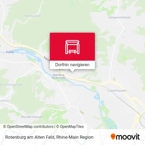 Rotenburg am Alten Feld Karte