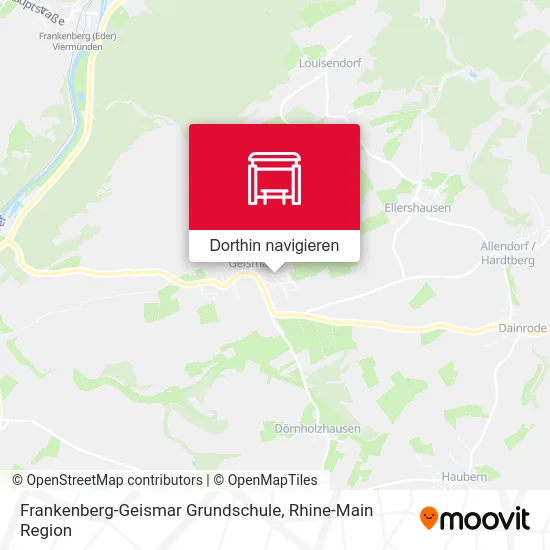 Frankenberg-Geismar Grundschule Karte