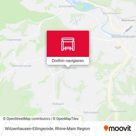 Witzenhausen-Ellingerode Karte