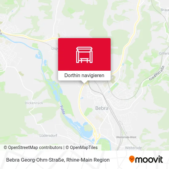 Bebra Georg-Ohm-Straße Karte