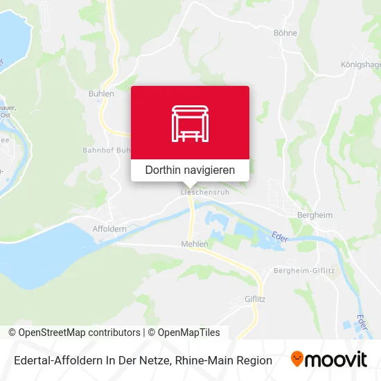 Edertal-Affoldern In Der Netze Karte