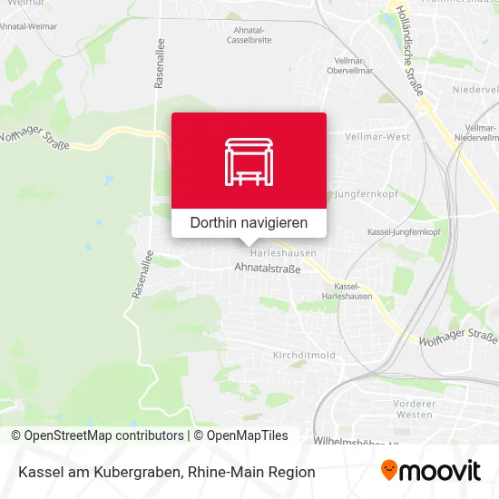 Kassel am Kubergraben Karte
