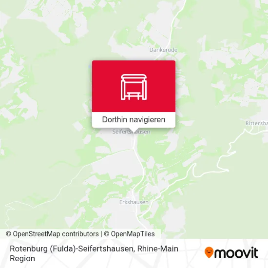 Rotenburg (Fulda)-Seifertshausen Karte