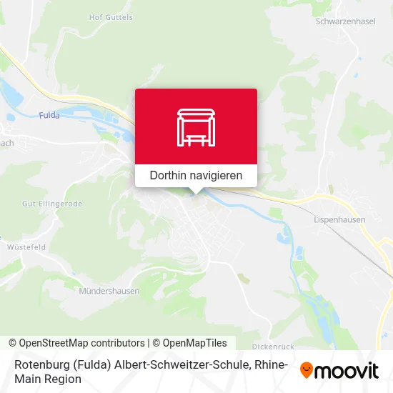 Rotenburg (Fulda) Albert-Schweitzer-Schule Karte