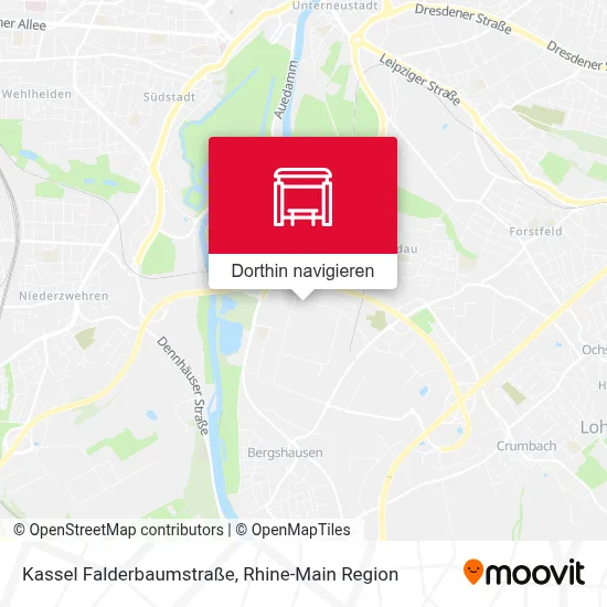 Kassel Falderbaumstraße Karte