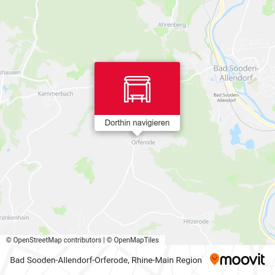 Bad Sooden-Allendorf-Orferode Karte