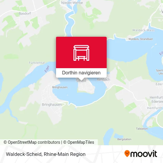 Waldeck-Scheid Karte