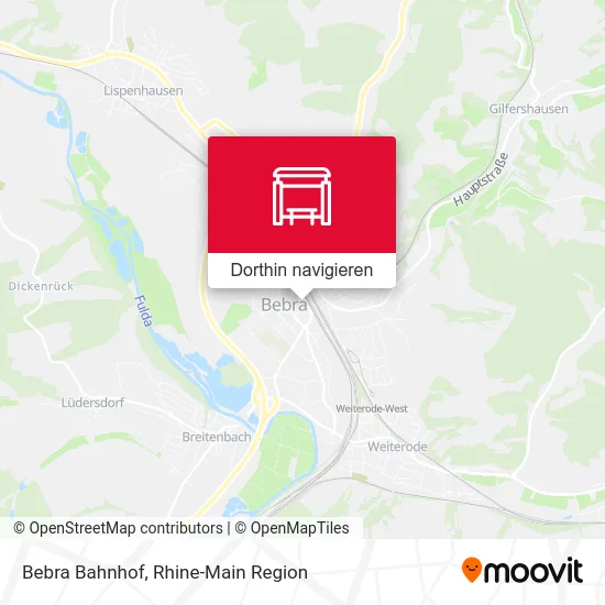 Bebra Bahnhof Karte