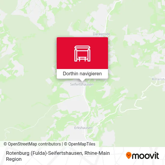 Rotenburg (Fulda)-Seifertshausen Karte