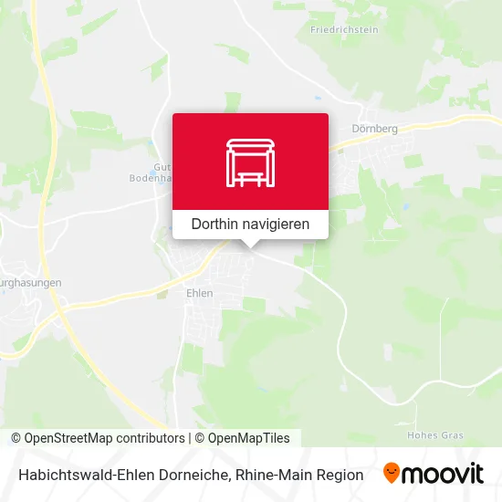 Habichtswald-Ehlen Dorneiche Karte