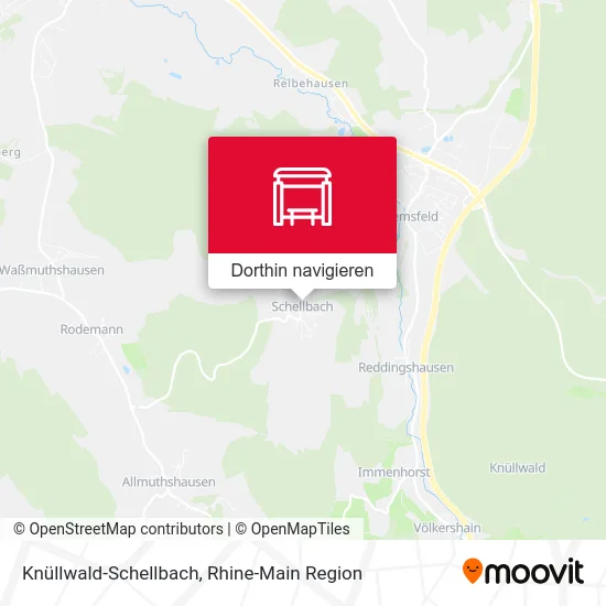 Knüllwald-Schellbach Karte