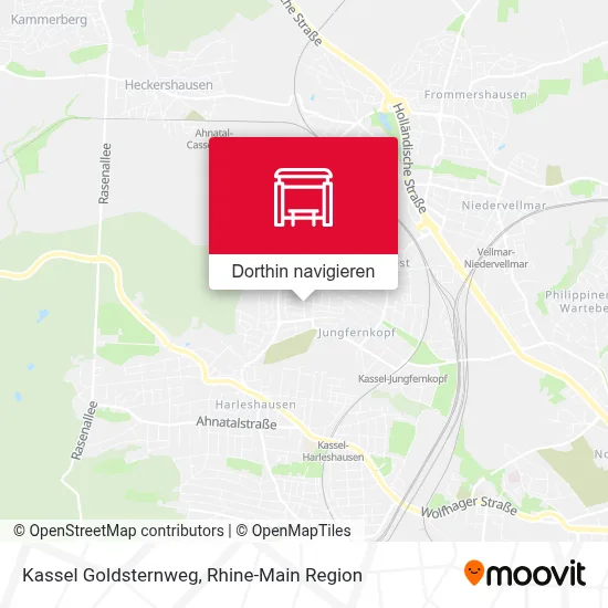 Kassel Goldsternweg Karte