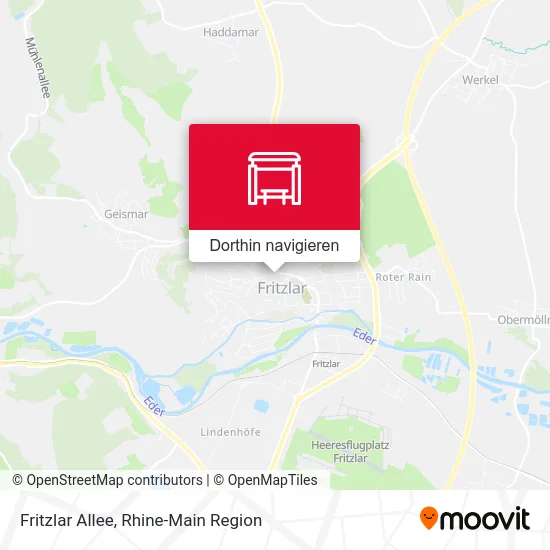 Fritzlar Allee Karte