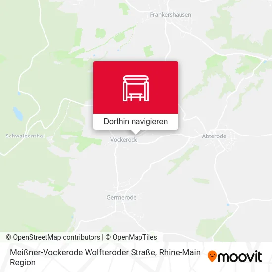 Meißner-Vockerode Wolfteroder Straße Karte