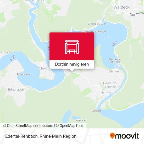 Edertal-Rehbach Karte