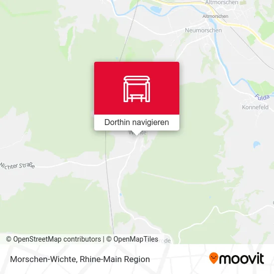 Morschen-Wichte Karte