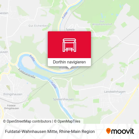 Fuldatal-Wahnhausen Mitte Karte