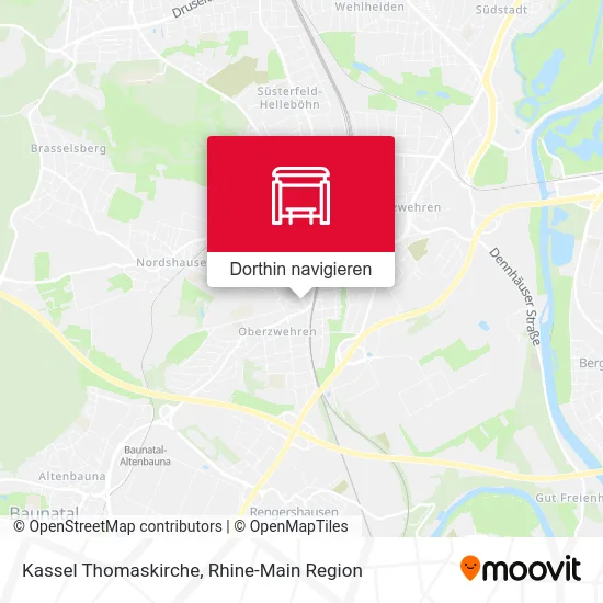 Kassel Thomaskirche Karte