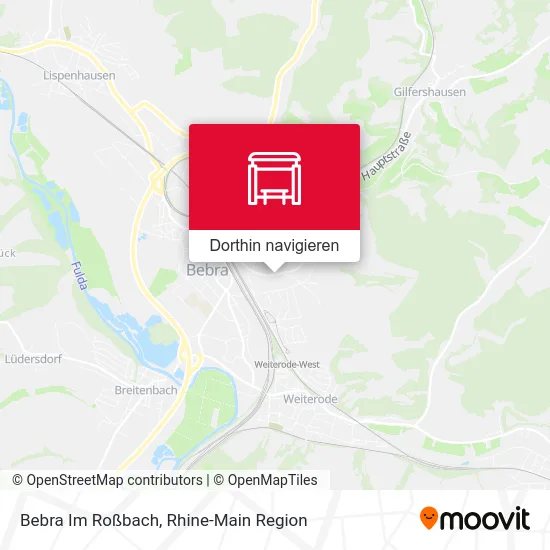 Bebra Im Roßbach Karte