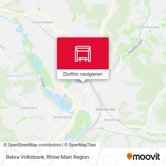 Bebra Volksbank Karte